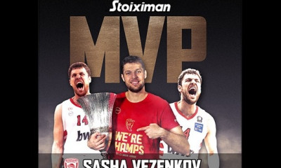 ΕΣΑΚΕ: Ο Βεζένκοφ MVP of the Season 2021-22!