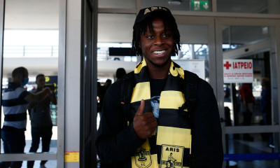 Άρης: «Πάτησε» Θεσσαλονίκη ο Οντουμπάγιο - «Θέλω τίτλο και Ευρώπη» (photos)