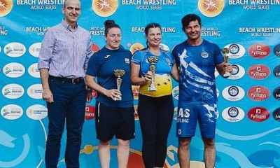 Πάλη στην Άμμο: «Χρυσή» η Παπαβασιλείου, «χάλκινος» ο Νιάζι στην Κατερίνη