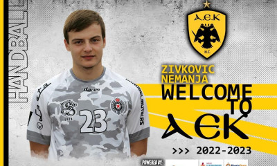 Handball Premier: Ενίσχυση με τον 27χρονο διεθνή Σέρβο, Νεμάνια Ζίβκοβιτς για την ΑΕΚ