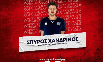 Volley League - Ολυμπιακός: «Χτίζει» το μέλλον με τον Σπύρο Χανδρινό