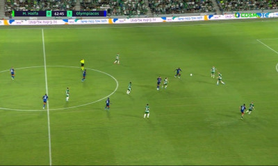 Μακάμπι Χάιφα-Ολυμπιακός: Τεράστια ευκαιρία έχασαν οι Ισραηλινοί με τον Πιερό για το 1-1! (video)