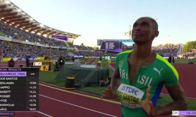 Παγκόσμιο Πρωτάθλημα Στίβου: Τεράστια επίδοση από τον Σάντος – Κατέρριψε ρεκόρ 29 ετών!