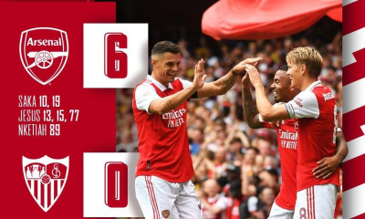 Έξι «κανονιές» της Άρσεναλ στη Σεβίλλη (Video)