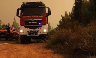 Πολύ υψηλός κίνδυνος πυρκαγιάς τη Δευτέρα - Ποιες περιοχές βρίσκονται στην κατηγορία κινδύνου 4