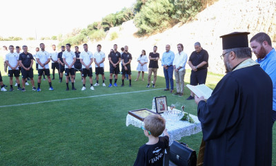 ΟΦΗ: Αγιασμός ενόψει της νέας χρονιάς – Παρών ο Μπούσης (photos)