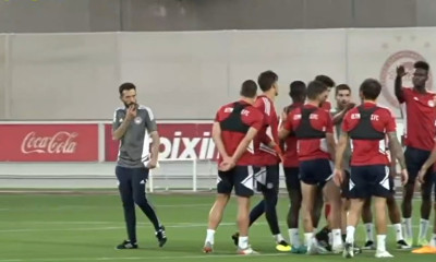 Ολυμπιακός: Πρώτες ατάκες Κορμπεράν στους παίκτες - «Δεν είναι ώρα για λόγια»