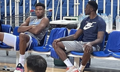 Εθνική ομάδα: Στην προπόνηση Γιάννης και Θανάσης Αντετοκούνμπο!