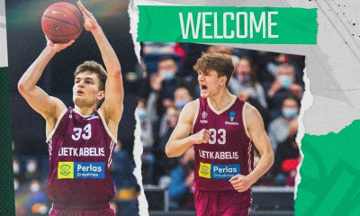 Ζαλγκίρις Κάουνας: Με το βλέμμα στο μέλλον έκανε δικό της τον 21χρονο Ντόβιντας Γκιεντράιτις
