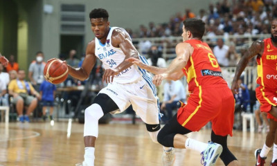 Ελλάδα-Ισπανία: One man show του Γιάννη Αντετοκούνμπο στο ΟΑΚΑ   (video)