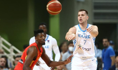 Ισπανία-Ελλάδα: Ρεκόρ καριέρας με την Εθνική ο ασταμάτητος Αγραβάνης (photo)