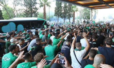 Παναθηναϊκός-Σλάβια Πράγας: Παράνοια πρόκρισης από 1.500 «πράσινους» οπαδούς (video+photos)