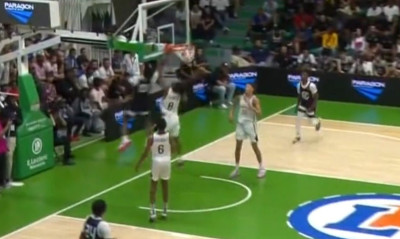 Ο γιος του Λεμπρόν «γκρέμισε» την μπασκέτα στη Γαλλία και «τρέλανε» τον κόσμο (video)