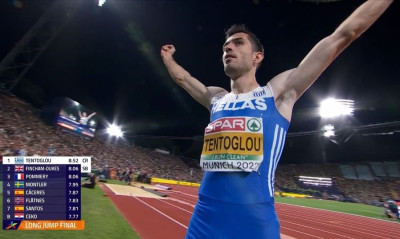 «Ιπτάμενος» Μίλτος Τεντόγλου: Πρωταθλητής Ευρώπης με ρεκόρ αγώνων στο Μόναχο! (videos)