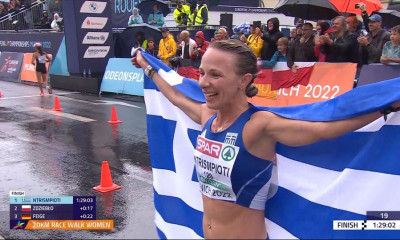 Αντιγόνη Ντρισμπιώτη: Η στιγμή του τερματισμού και η μυθική της επίδοση (video)