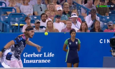 Τσιτσιπάς: Έτρεχε και δεν έφτανε ο Μεντβέντεφ - Η απίθανη λόμπα στο Σινσινάτι (video)