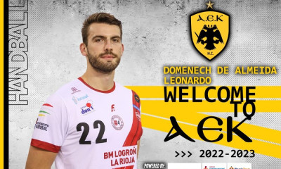 Handball Premier – ΑΕΚ: Νέο «μπαμ» με τον Λεονάρντο Ντομενέκ ντε Αλμέιδα για την Ένωση