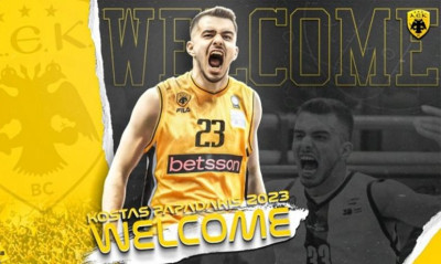 ΑΕΚ: Και επίσημα παίκτης της «Ένωσης» ο Κώστας Παπαδάκης