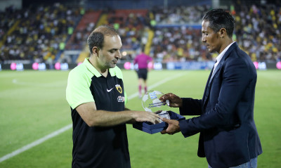 ΑΕΚ-Βόλος: Βράβευση Αναστασόπουλου πριν από τη σέντρα