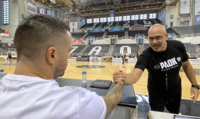 ΠΑΟΚ: «Παρών» στην μπασκετική προπόνηση ο Βιεϊρίνια