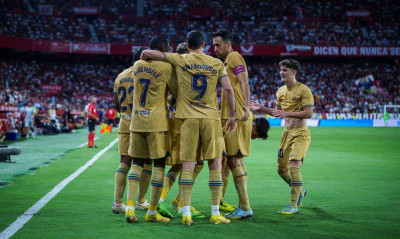 La Liga: Χορταστική Μπαρτσελόνα, τριάρα στην έδρα της Σεβίλλης!