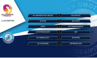 Volley League Γυναικών: Πρεμιέρα με δύο ντέρμπι, 2η αγωνιστική το ντέρμπι «αιωνίων»