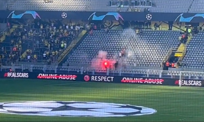 Champions League: Επεισόδια και φωτοβολίδες πριν το Ντόρτμουντ-Κοπεγχάγη (videos)