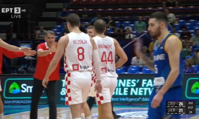 Eurobasket 2022: Κυκλοφορία για σεμινάριο από τους Κροάτες - Τρομερό τρίποντο από Χεζόνια (videos)