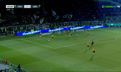 Παναθηναϊκός-ΑΕΚ: Δύο πέναλτι σε 8' λεπτά το «τριφύλλι» κι ανατροπή με Αϊτόρ, Σπόραρ! (videos)