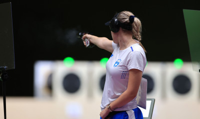 Σκοποβολή: Στην 3η θέση του προκριματικού η Κορακάκη στις βολές ακριβείας