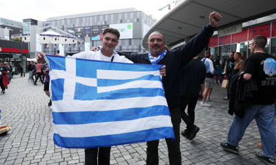 Eurobasket 2022: Άρχισε το «γαλανόλευκο» πάρτι πριν τη μάχη της Εθνικής με την Γερμανία (photos)