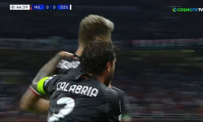 Champions League: Άργησε, αλλά πήρε μπροστά η Μίλαν και 2-0 στο 45' και το 47'! (video)