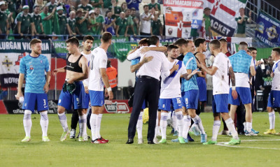 Εθνική Ελλάδας: Πανηγύρι στα αποδυτήρια - Μπαλτάκος: «Πάμε για τον Μάρτιο» (video)