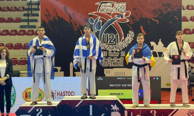 Ταεκβοντό: Γαλανόλευκη η κορυφή της Ευρώπης  - Πρώτος ο Θολιώτης, δεύτερος ο Παπαδόπουλος