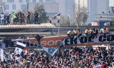 Κατέρρευσε το «Μονουμεντάλ» στη Χιλή ενώ ήταν γεμάτο κόσμο (Video)