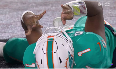 NFL: Σοβαρός τραυματισμός στο κεφάλι και κρίση σε αγώνα Ντόλφινς-Σινσινάτι Μπένγκαλς (vid)