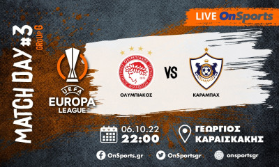 Live Chat Ολυμπιακός-Καραμπάχ 0-3 (τελικό)