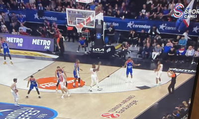 Απίστευτο σκηνικό στη Euroleague: Επεσε κομμάτι της οροφής στο Εφές-Ερυθρός Αστέρας