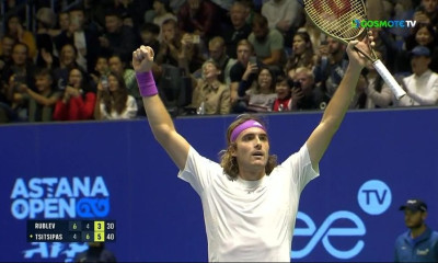 Astana Open: Τα highlights της πρόκρισης του Τσιτσιπά στον τελικό (video)