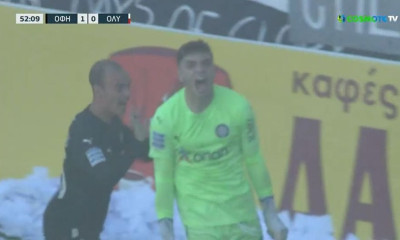 ΟΦΗ-Ολυμπιακός: Χαμένο πέναλτι για Χάμες – Ο Μανδάς του είπε «όχι»! (Video)