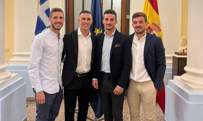 Παναθηναϊκός: Τίμησαν την εθνική εορτή της πατρίδας τους οι Ισπανοί άσοι