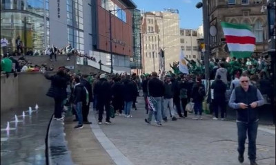 Europa League: «Πάρτι» από 4.500 Κύπριους στο Μάντσεστερ πριν το Γιουνάιτεντ-Ομόνοια (vids)