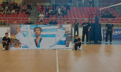 Αλέξανδρος Νικολαΐδης: Συγκινητικές στιγμές στην Πολίχνη - Toυ αφιέρωσε τη νίκη ο Πήγασος