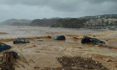 Ενας νεκρός και 2 αγνοούμενοι από την κακοκαιρία στην Κρήτη