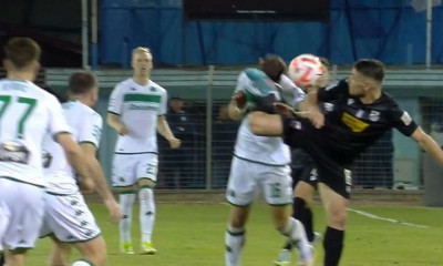 Λαμία-Παναθηναϊκός: Αποχώρησε και ο Τσέριν - Έφαγε σκαριά στο πρόσωπο, «χαρίστηκε» η αποβολή