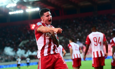 Ολυμπιακός-ΠΑΟΚ: To πρώτο γκολ του Χάμες έβαλε «φωτιά» στο Καραϊσκάκη (photos+video)