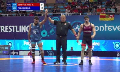 Πάλη: Προκρίθηκε στα προημιτελικά του Παγκοσμίου πρωταθλήματος U23 ο Ηλίας Παγκαλίδης