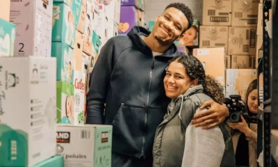 Γιάννης Αντετοκούνμπο: Συγκεντρώνει χρήματα και πάνες για οικογένειες σε ανάγκη (photo)