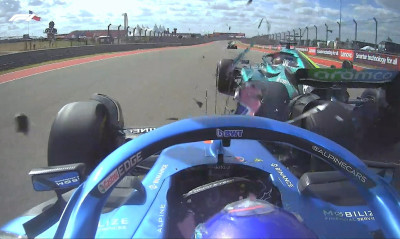 Formula 1: Σφοδρή σύγκρουση Αλόνσο-Στρολ στο Grand Prix των ΗΠΑ (video)