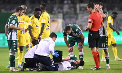 Παναθηναϊκός-Άρης: Σοκ με Αϊτόρ, αποχώρησε υποβασταζόμενος μέσα σε 2 λεπτά (video)